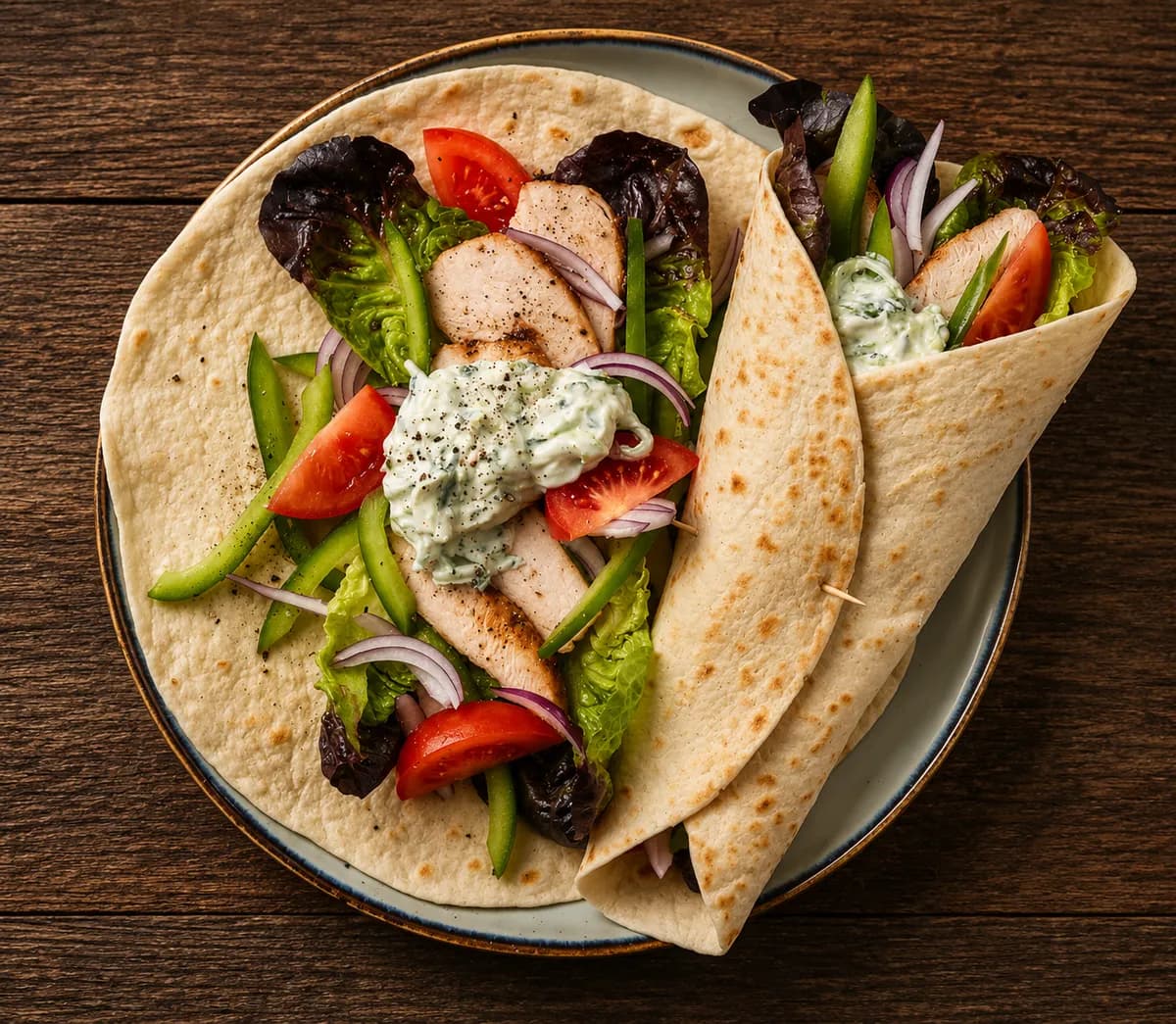 Kycklingwrap